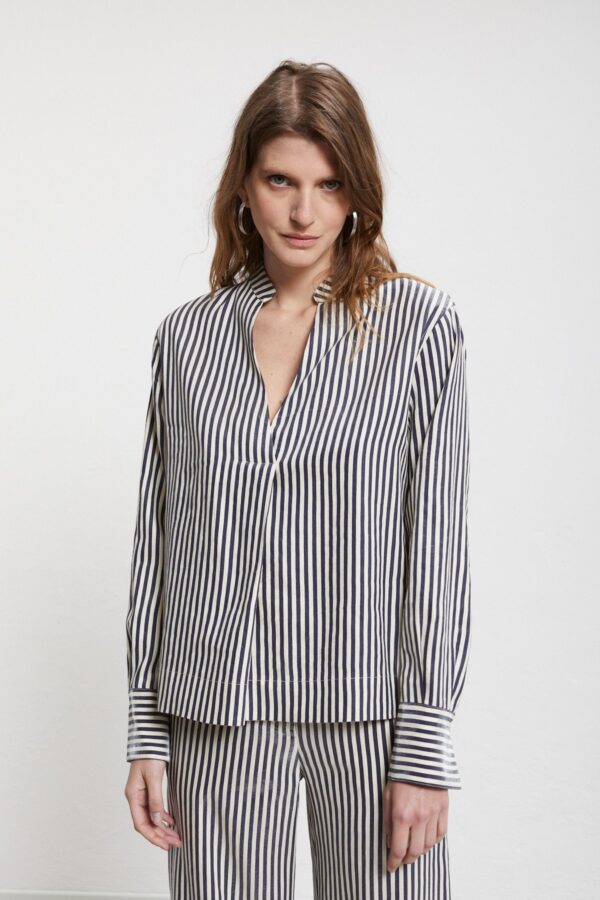 Lino stripe blouse Ottod'Ame