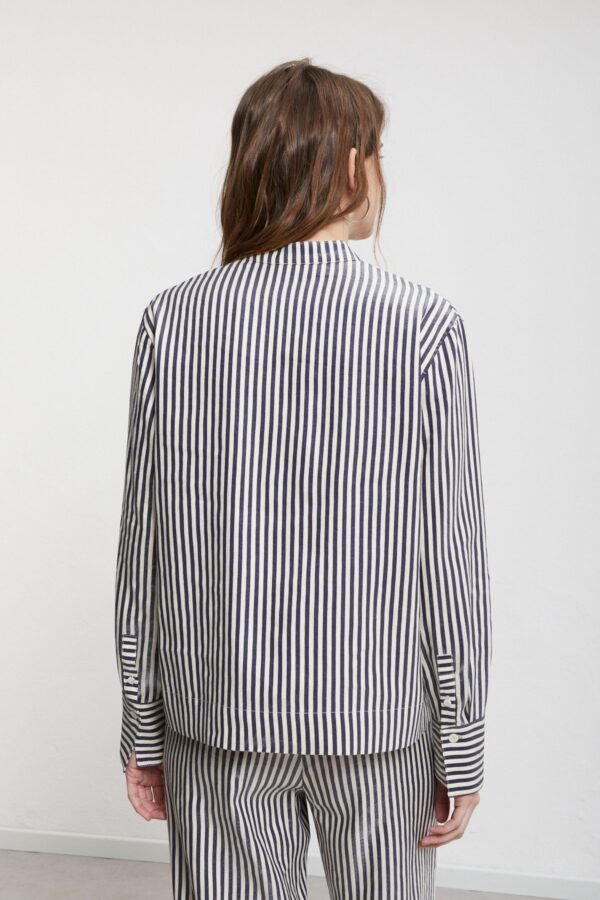 Lino stripe blouse Ottod'Ame - Afbeelding 2