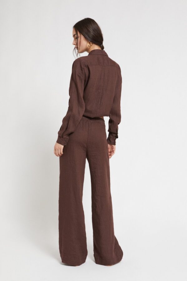 Linen Palazzo Trousers - Afbeelding 4